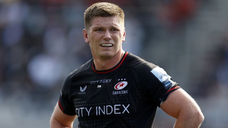 Saracens v Sale Sharks - Gallagher Premiership - StoneX Stadium
Saracens' Owen Farrell during the Gallagher Premiership match at StoneX Stadium, London. Picture date: Saturday May 18, 2024.