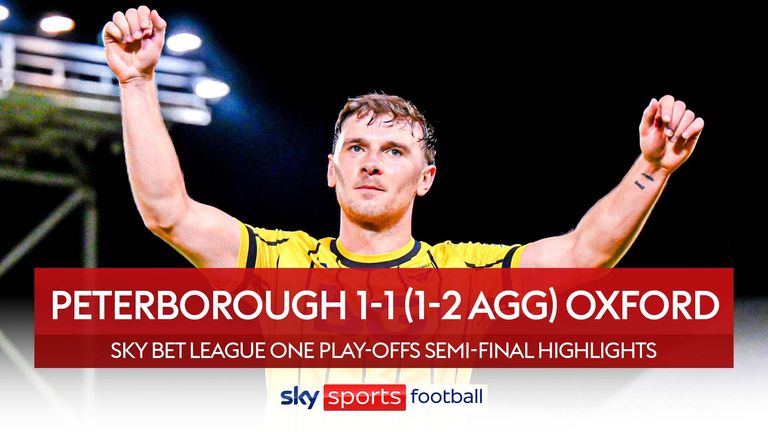 Oxford squeeze past Posh to set up L1 play-off final with Bolton