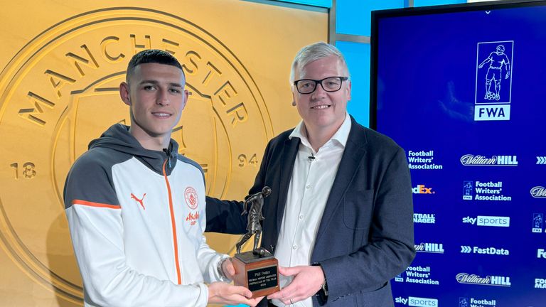 Phil Foden reflects on path from fan to Player of the Year