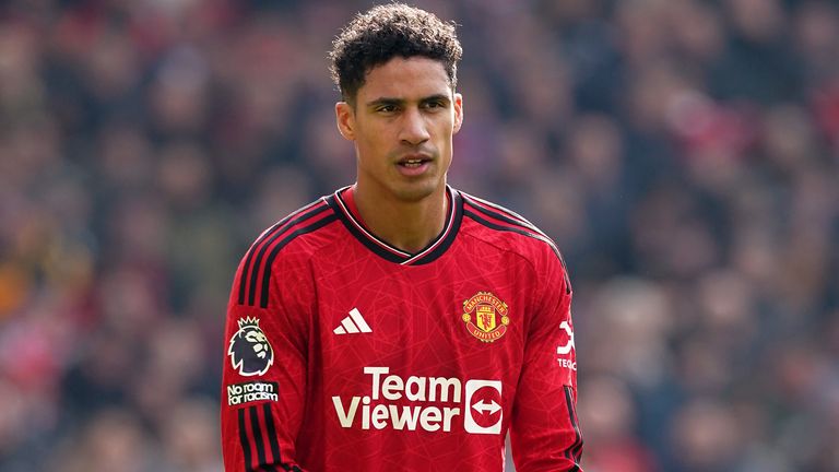 Raphael Varane will leave Manchester United when his contract expires in the summer