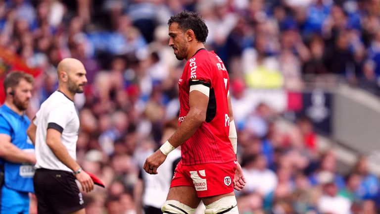 Richie Arnold was red carded in extra-time for a high tackle, which could have proven so costly 