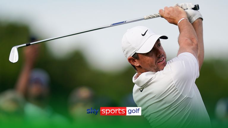 McIlroy took the lead at the Wells Fargo Championship with a 'stress-free' 50-foot eagle putt
