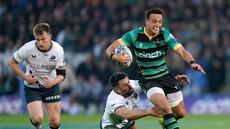 Northampton Saints edged out Saracens to reach the Premiership final