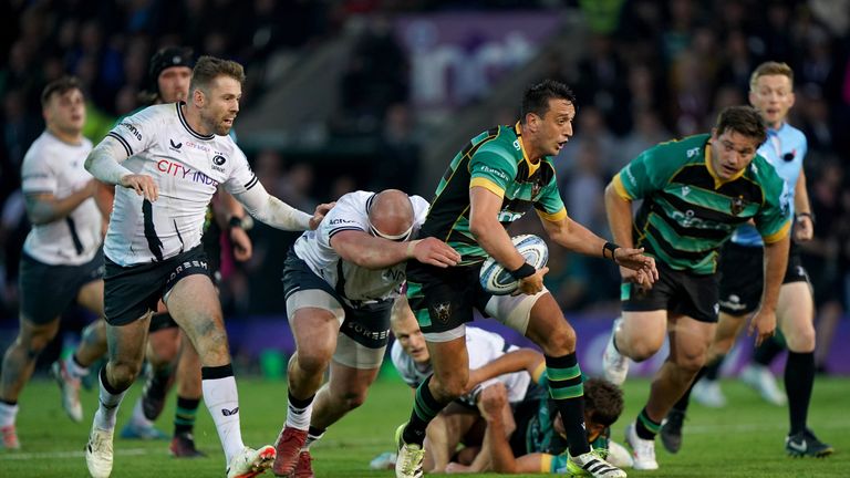 Saracens were beaten by Northampton Saints in the first Premiership semi-final