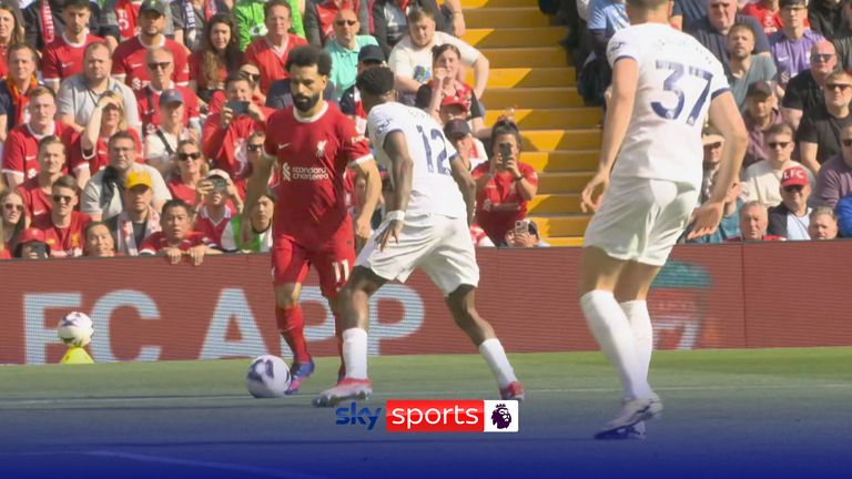 Salah hits the bar - Liverpool vs Spurs