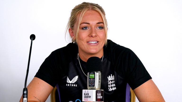 Sarah Glenn has taken 67 wickets in 57 T20 internationals, at an average of 16.86