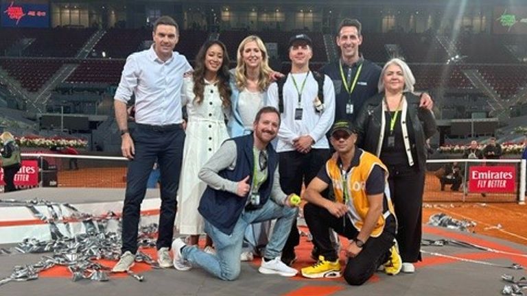 The Sky Sports Tennis team delivered another stunning tournament from Madrid