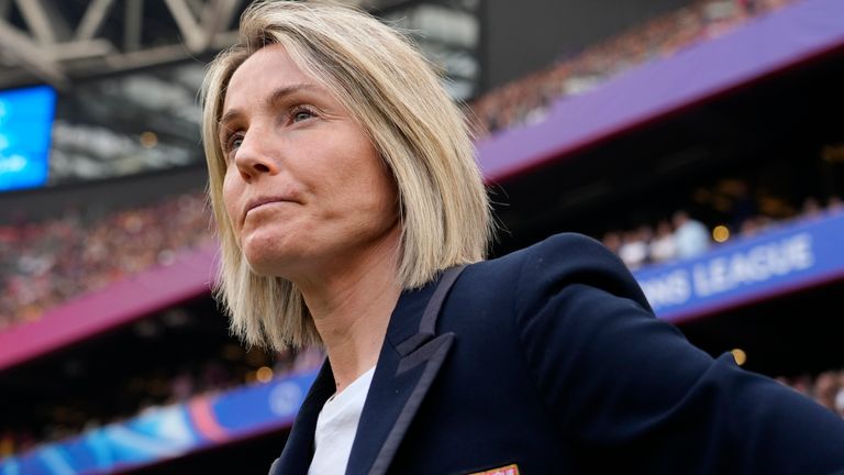 Sonia Bompastor membawa Lyon ke final Liga Champions Wanita dua kali, menang pada tahun 2022