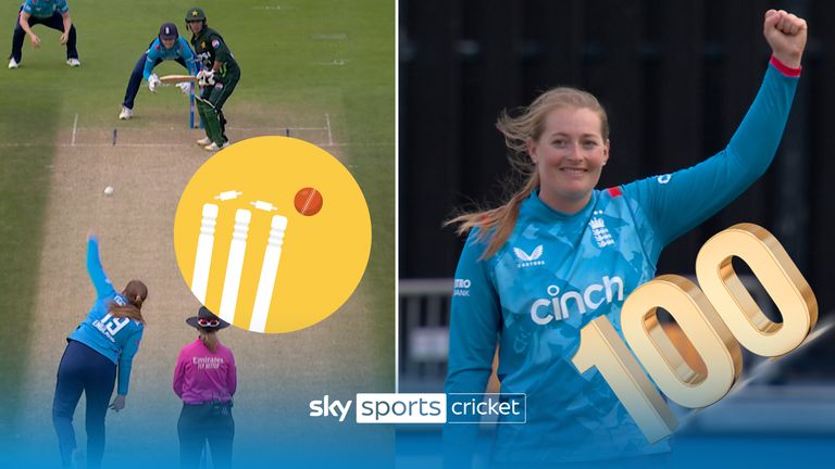 Sophie Ecclestone makes history as she breaks Cathryn Fitzpatrick's record to become the first women to reach 100 ODI wickets thumb 
