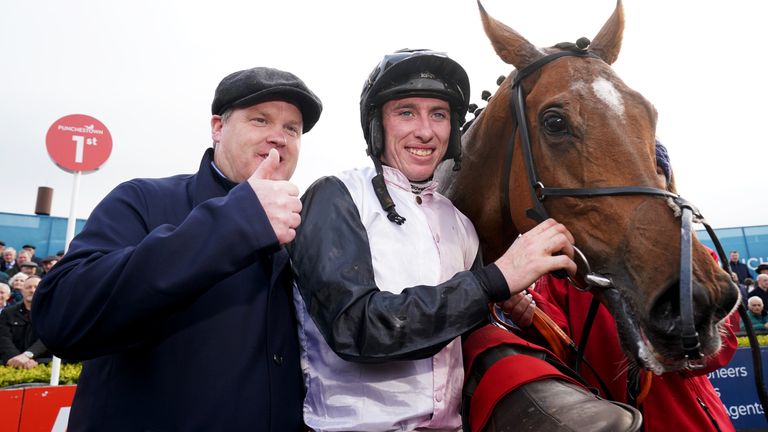 Team Teahupoo celebrate at Punchestown