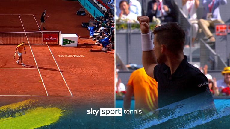 Take a look back at Dominic Theim's outrageous rally against Rafael Nadal at the 2024 Madrid Open as the Austrian announces his retirement. 