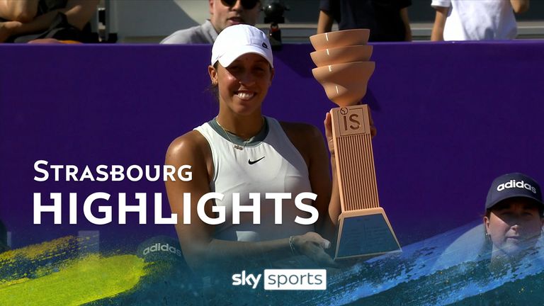 Highlights of the Internationaux De Strasbourg final between Madison Keys and Danielle Collins.