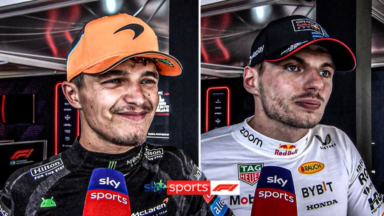 Verstappen and Norris reflect on Emilia Romagna Grand Prix battle 