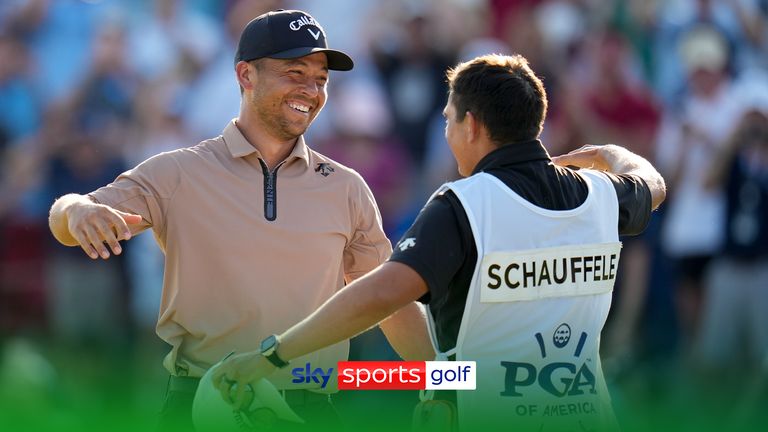 Xander Schauffele claimed a maiden major with a birdie on the final hole of the PGA Championship at Valhalla Golf Club