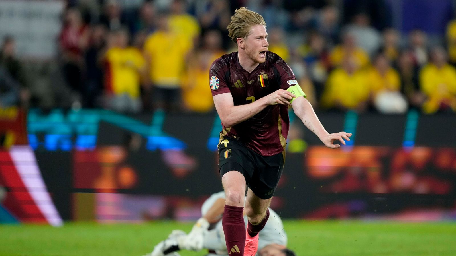 Euros match report – Belgium 2-0 Romania: Youri Tielemans and Kevin De Bruyne score but Romelu Lukaku feels more VAR frustration