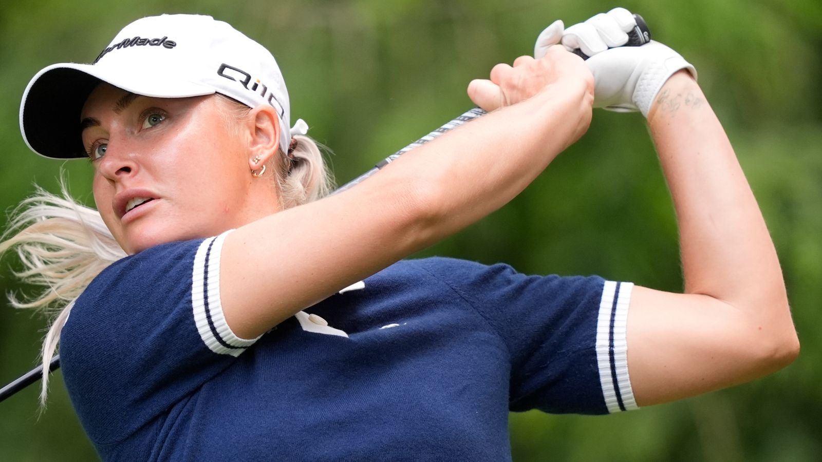 Women’s PGA Championship: Amy Yang takes two-shot lead into final round as Charley Hull stutters