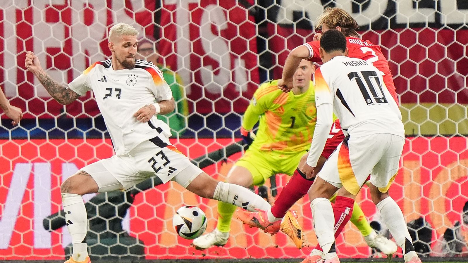 Euro 2024 - Germany 2-0 Denmark: Kai Havertz Penalty And Jamal Musiala ...