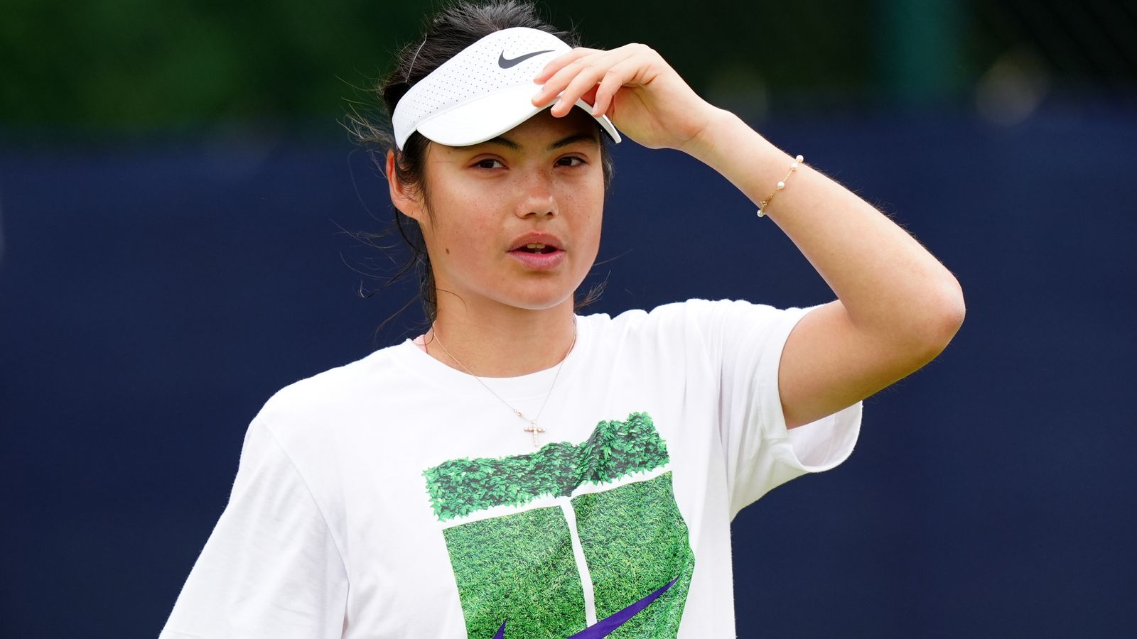 Nottingham Open: Emma Raducanu through to first semi-final since 2022 after Fran Jones’ injury withdrawal