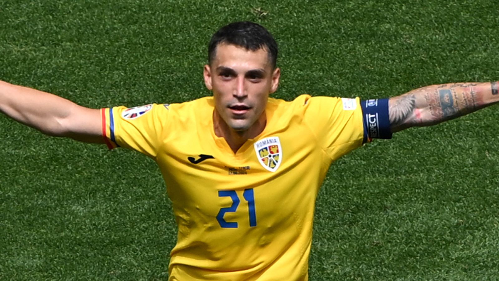 Euro 2024 – Romania 3-0 Ukraine: Nicolae Stanciu scores goal of the tournament contender in thumping victory