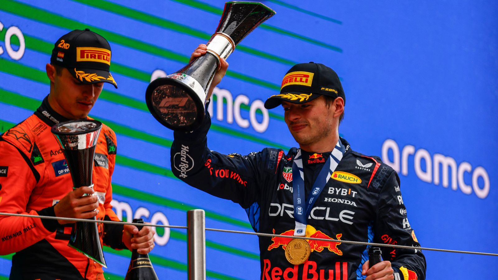 GP d’Espagne : Max Verstappen nie l’accusation de retour de Lando Norris pour la victoire alors que Lewis Hamilton fait son retour sur le podium |  Actualités F1