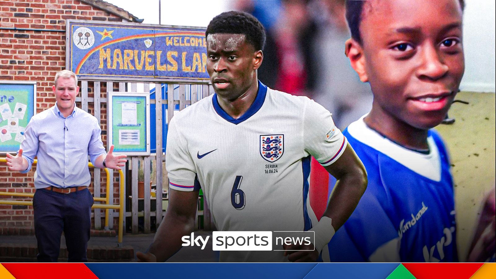 Sky Sports News' James Cole visits Marc Guehi's primary school to see where it all began for the England centre-back.