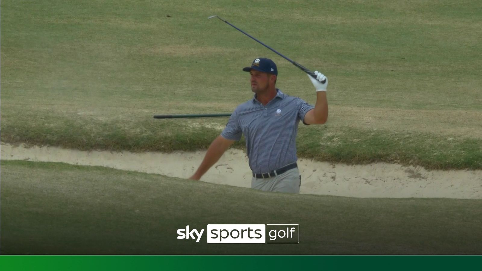 Ominous sign for Bryson DeChambeau? Leader shanks practice bunker shot ...