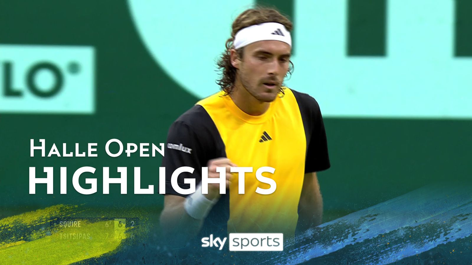 Stefanos Tsitsipas vs Henri Squire Halle Open highlights Tennis