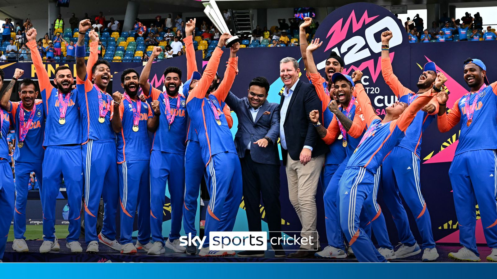 Celebrations underway as India lift T20 World Cup trophy for second ...