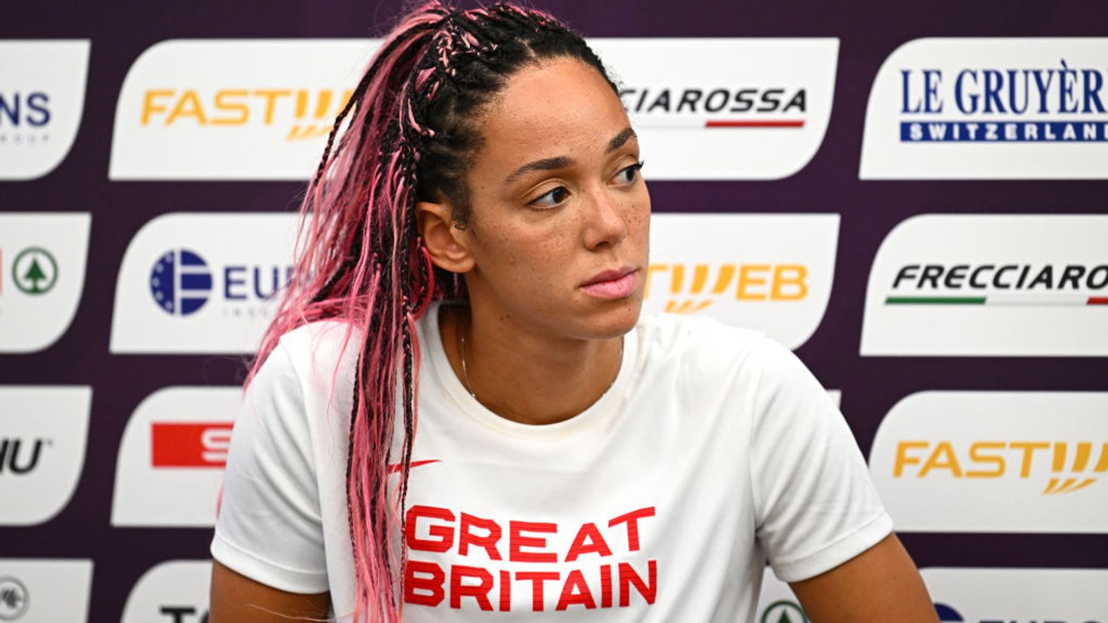 Katarina Johnson-Thompson: Great Britain heptathlete withdraws injured from European Championships