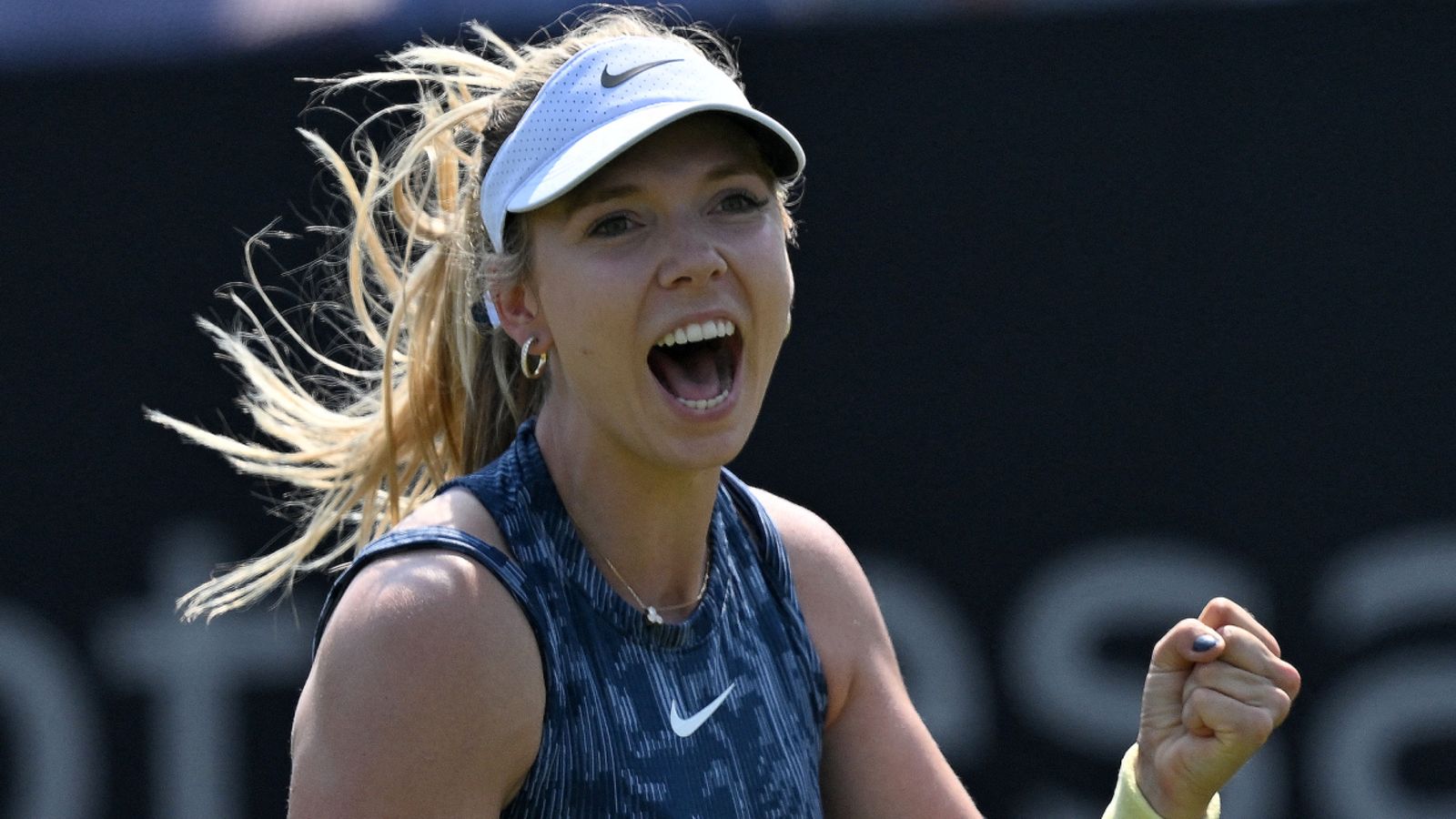 Great Britain’s Katie Boulter beats Jelena Ostapenko to reach quarter-finals of Eastbourne International