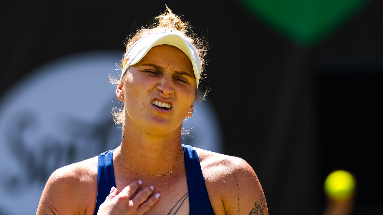 Wimbledon champion Marketa Vondrousova suffers injury scare in Berlin as Harriet Dart bows out in Birmingham