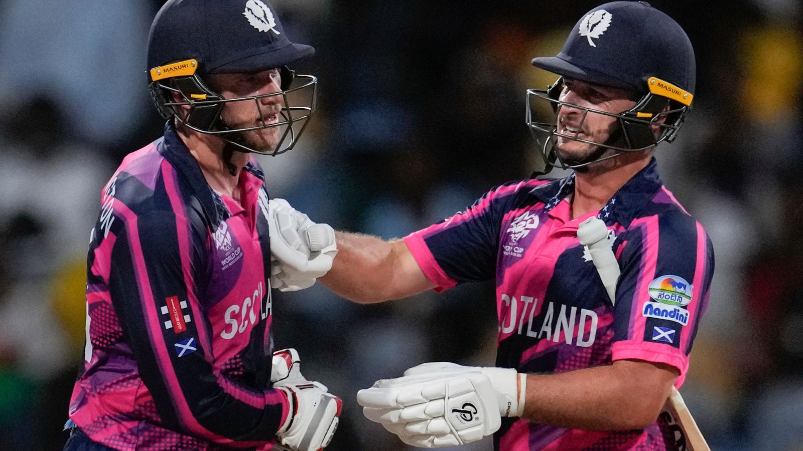 T20 World Cup: Scotland defeat Namibia by five wickets to keep Super 8s bid on track | Cricket News | Sky Sports thumbnail