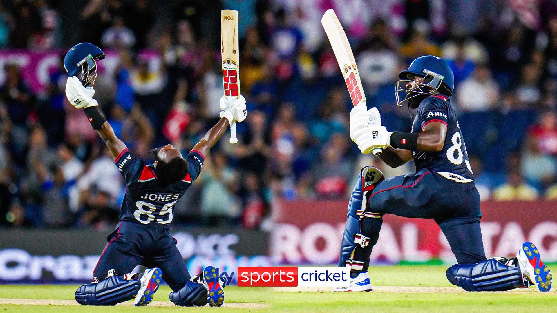 'Are you not entertained, America?!' - Jones hits 10 sixes in T20 WC opener!