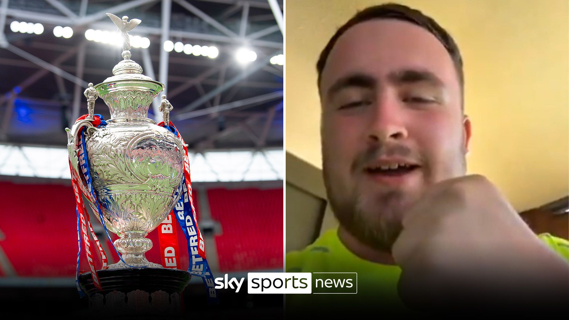 'I'll be watching!' | Littler sends message of support to Warrington