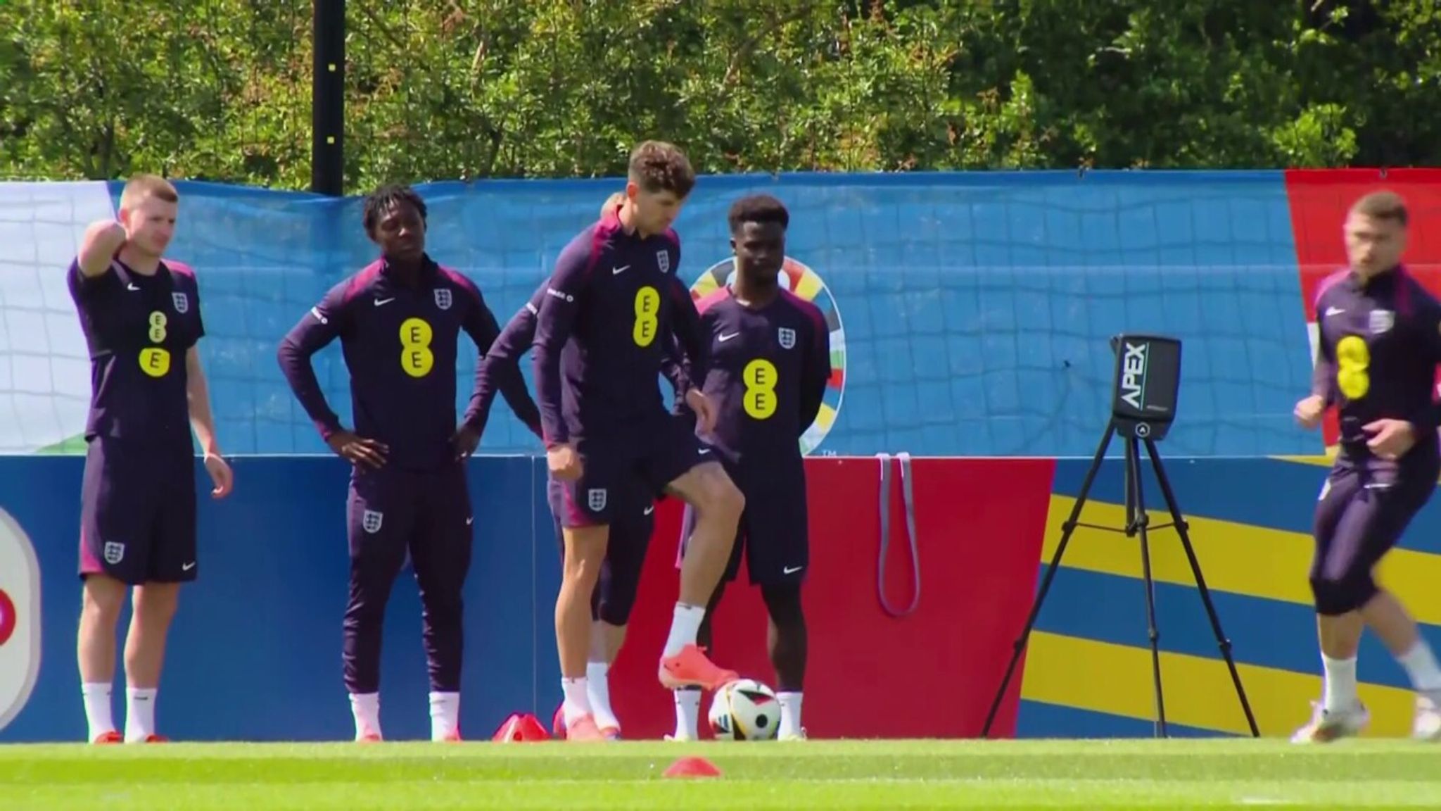 John Stones returns to England training following illness, in what is a huge injury boost for England ahead of their opening Euro 2024 match against Serbia.