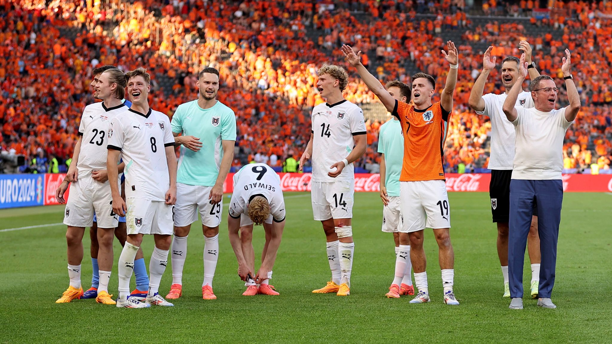 Euro 2024 Netherlands 23 Austria Ralf Rangnick's side deservedly