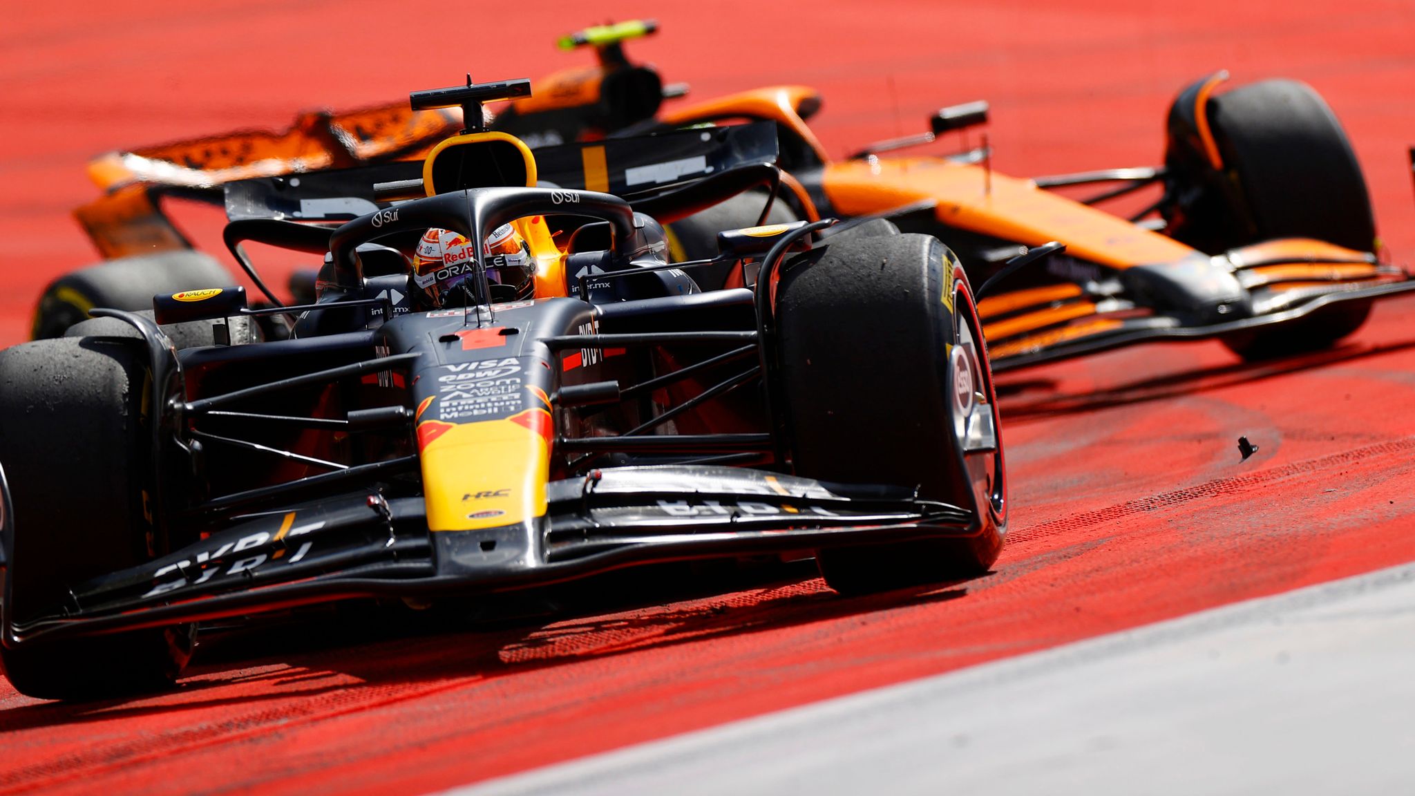 Austrian GP: Lando Norris says he could 'lose respect' for Max Verstappen after crash in battle for lead | F1 News | Sky Sports