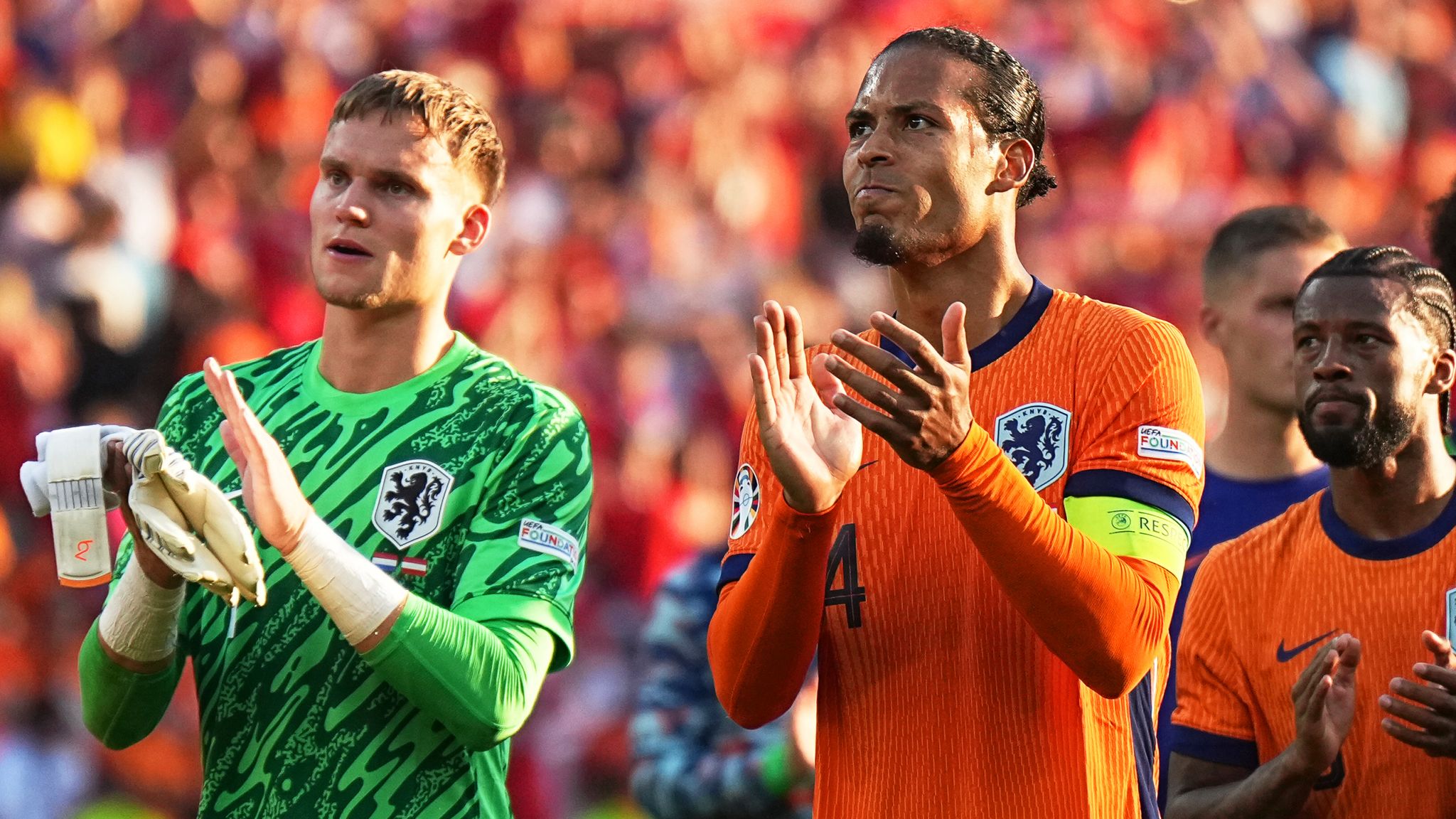 Euro 2024 last 16 Why the pressure is on Virgil van Dijk as spotlight