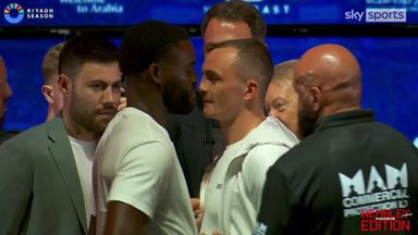 'Look at this!' | Buatsi and Hutchinson engage in heated face-off!