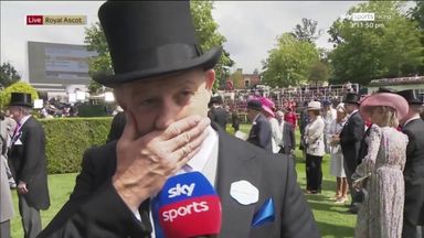 Proud dad! Mark Loughnane fights back tears after Billy's first Royal Ascot win