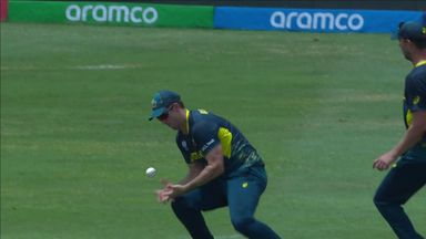 'Australia, what's with your catching?!' | Marsh drops a howler!