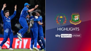 Highlights: Afghanistan reach semi-finals after dramatic win over Bangladesh