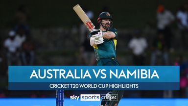 Highlights: Australia thrash Namibia to progress into Super 8s