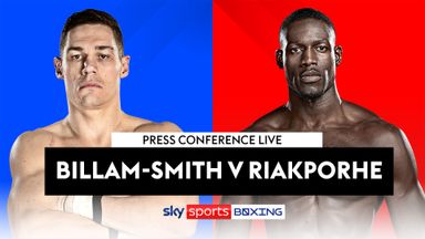 Billam-Smith v Riakporhe  Press-Conference LIVE!