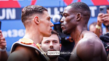 Billam-Smith and Riakporhe locked in 'electric' staredown!
