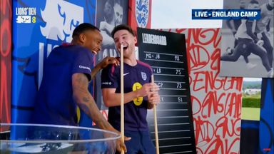 The perfect pair? Rice and Toney take on pool challenge after hilarious prank!