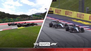 'Hamilton is hunting!' | Lewis and Russell engage in brilliant early battle