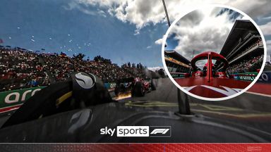 Unique angles show how close Hamilton and Sainz were to colliding