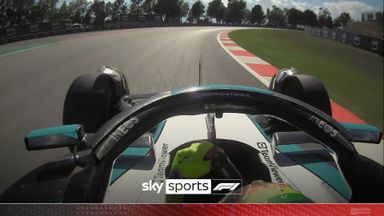 Ride onboard with Hamilton | Mercedes driver tops the Friday timesheets