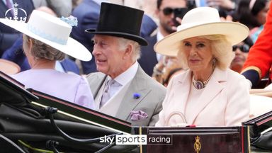 King and Queen lead Royal procession at Ascot